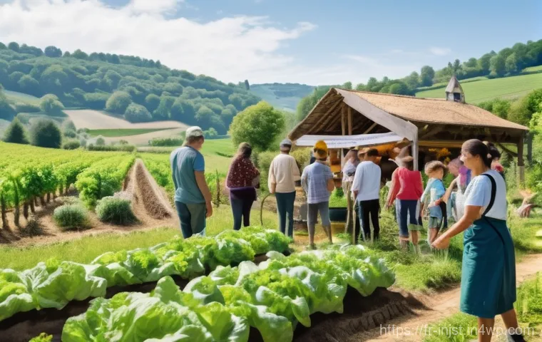 임팩트 투자 시장의 발전 방향 - **Sustainable French Urban Future**
    A vibrant, futuristic cityscape in France, showcasing a harm...