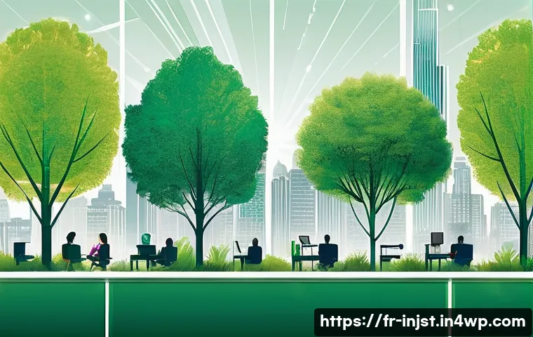 임팩트 투자와 지속 가능성 - **Prompt:** A vibrant, conceptual illustration showcasing diverse French investors, both young and e...